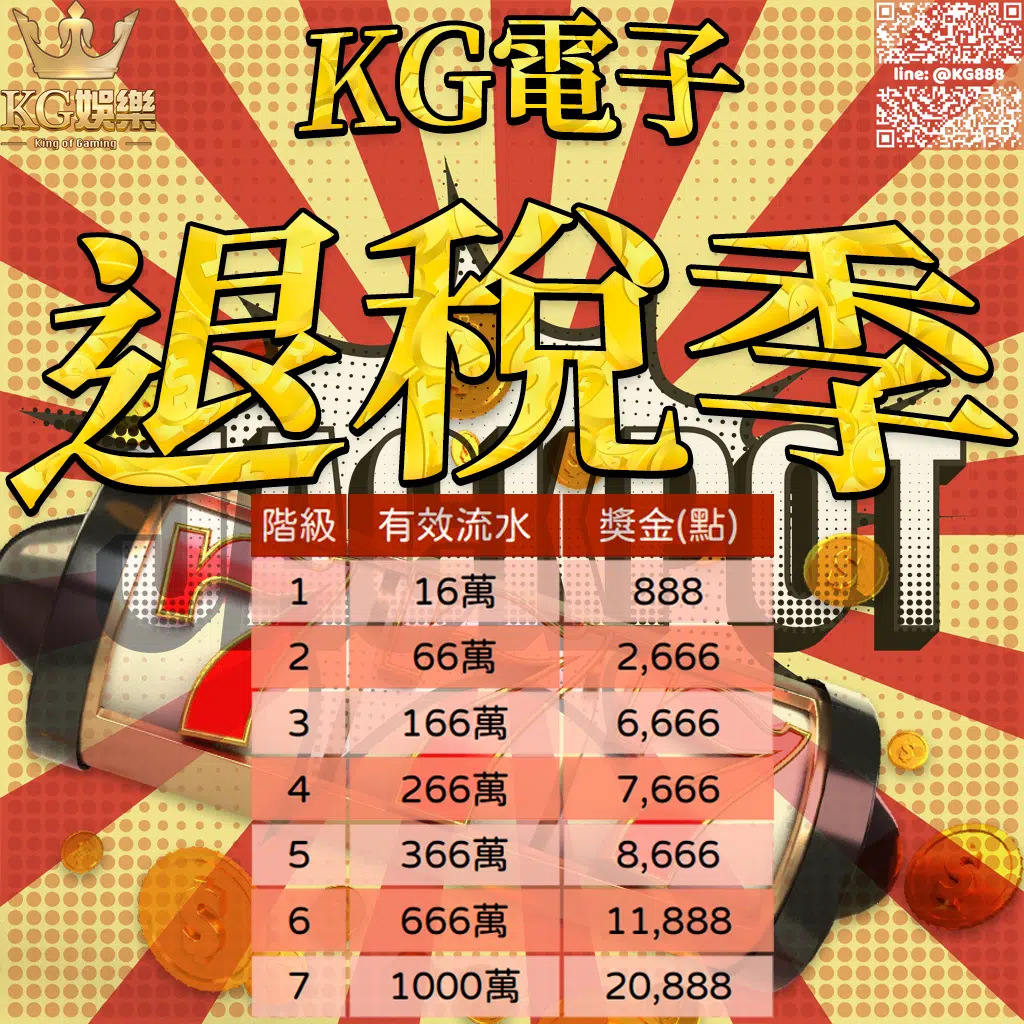 KG娛樂城優惠活動